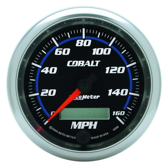 AUTO METER 6288 3-3/8IN SPEEDO, 160 MPH, IN-DASH, ELEC, COBALT