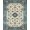 Teal Ivory Orange, Pattern 7, variant on ODIKA Vintage Ornamental Border Distressed Scroll Boho Center Bordered Non-Slip Chair-Friendly for Home Office, Gaming Room, Under Desk