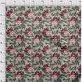 thumbnail image 4 of oneOone Rayonne Vert Tissu Retraite Fête Retraité Inviter Cartes Rétro Floral Robe Tissu Tissu Imprimé par la Cour 56 Pouces de Large, 4 of 5