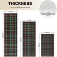 thumbnail image 4 of Green and Red Checkerboard Checkered Pattern Kitchen Rugs Sets Of 3,Kitchen Runner Rugs Non Skid Washable,Decorative Kitchen Floor Mats for Kitchen,Sink,Laundry,17"x30"+ 17"x47" + 17"x59", 4 of 6