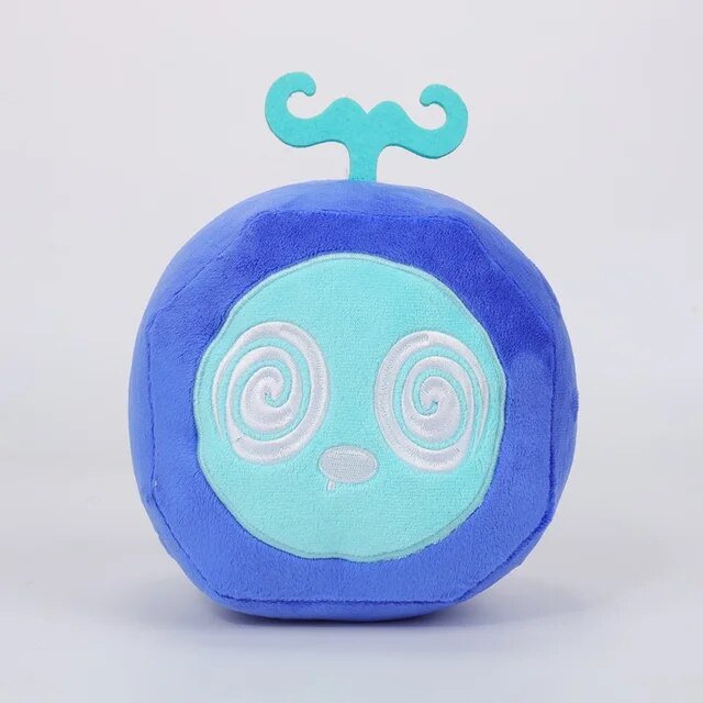 Blox Fruits Plush Toy Cute Game Peripheral Leopard Pattern Box Plushie Doll Soft Stuffed Christmas Birthday Gift Toy For Kids