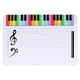 thumbnail image 1 of Portable Whiteboard Music Staff Whiteboard Music Teaching Tool Music Stave Whiteboard Piano Notes Board, 1 of 3