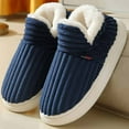 thumbnail image 2 of Unisex-Adult Slipper Booties, Plush Lining Closed Back Bedroom Slippers, Slip-On Warm House Shoes for Indoor Outdoor, 2 of 3
