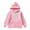 Pink, variant on Ulitacool Teen Fall Sweatshirts For Girls Long Sleeve Hoodies Cartoon Pattern Round Neck Top Adaorable Playsuit 8-10 Years Pink
