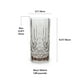 thumbnail image 5 of Set de 4 vasos altos Tritan BELLAFORTE, 530 ml, color gris, 5 of 7