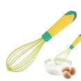 thumbnail image 2 of Less Than 5 Egg Beater Silicone Whisks for Cooking Heat Balloon Whisk Silicone Kitchen Egg Whisks Handle Beater for Non Stick Cookware Kitchen for Frothing & Blending, 2 of 9