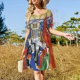 thumbnail image 2 of Vestido sin mangas de La Reina Isabeau de Baviera para mujer, 2 of 6
