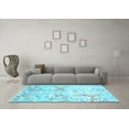 thumbnail image 3 of Ahgly Company Indoor Rectangle Abstract Light Blue Contemporary Area Rugs, 2' x 3', 3 of 4
