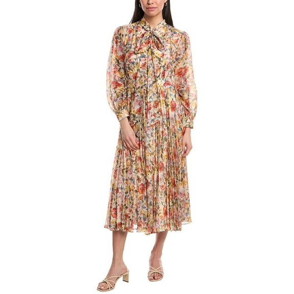 Mikael Aghal womens  Midi Dress, 4, Pink