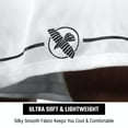 thumbnail image 2 of Hayabusa Pro Boxing Shorts - White, Small, 2 of 5