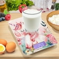 thumbnail image 7 of Digital Kitchen Food Scale Weight Grams Oz for Baking Cooking Coffee 11lb 0.05oz/1g Glass Watercolor Cute Unicorn, 7 of 7