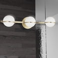 thumbnail image 6 of Dainolite 3LT Halogen Vanity, MB/AGB with WH Opal Glass, 6 of 7