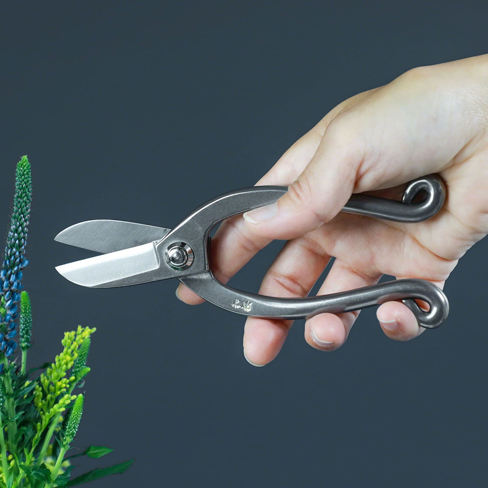 Wazakura Made in Japan Yasugi Stainless Steel Ikenobo Floral tool Scissors 6.5"