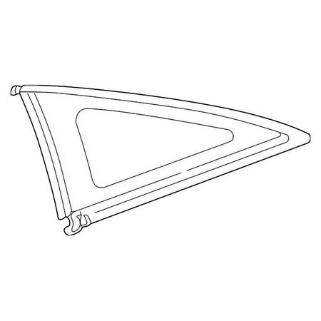 Genuine OE Toyota Quarter Glass - 62710-20360