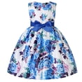 thumbnail image 2 of Elegant Girls' Floral Print Dress Evening Performance Dress, Holiday Performance Dress Princess Dress Special Occasion Dress Princess Dresses, 2 of 6