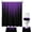 Violet, variant on 4 Piece Purple and Black Shower Curtain Set Ombre Abstract Striped Geometric Plum Adult 72Wx72L Curtains Decor with Non-Slip Rugs, Toilet Lid Cover and Bath Mat Bathroom Accessories
