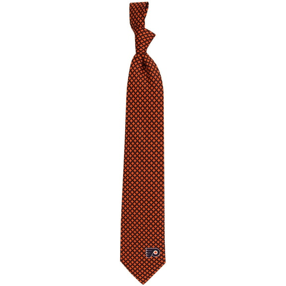 Men's Philadelphia Flyers Diamante Print Silk Tie