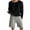 Black, variant on Men's Spring/Autumn Top, Round Neck, Long Sleeves, Thin Hollow Out, Solid Color, Loose Mid-Length Pullover, Hip Hop Streetwear Sweatshirt, Trendy Look