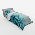 thumbnail image 3 of Ambesonne Mandala Bedding Set 4 Pcs, Ornamental Lace, Queen, Aqua, 3 of 3