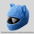 thumbnail image 4 of Bonita funda para cabeza de esquí para mujer, funda para sombrero de ciclismo al aire libre, funda para casco de dibujos animados de punto de terciopelo grueso, ropa deportiva dulce y fresca a la moda, 4 of 4