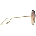 thumbnail image 3 of Tom Ford Nickie TF 842 Metal Womens Butterfly Sunglasses Rose Gold 66mm Adult, 3 of 3