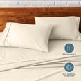 thumbnail image 6 of Bare Home Pillowcase Set - Premium 1800 Collection - Double Brushed - Ultra Soft - Standard Size, Sand, 2 Count, 6 of 8