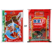 Fish Food Pellets Floating Slow Sinking Pellet Balanced Diet for and Gold-fish