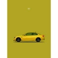 thumbnail image 3 of Rogan, Mark 15x18 Black Modern Framed Museum Art Print Titled - BMW M3 E92 Yellow, 3 of 5