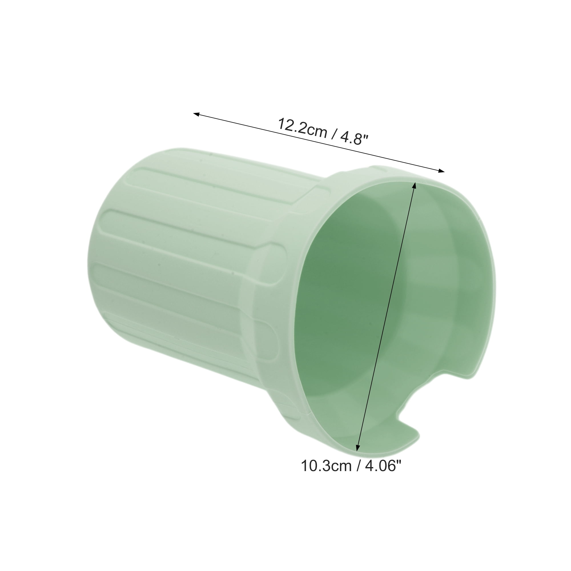 Unique Bargains 1Pc Protective Vertical Pattern Water Bottle Boot Light Green