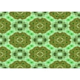 thumbnail image 1 of Ahgly Company Indoor Rectangle Patterned Stoplight Go Green Area Rugs, 4' x 6', 1 of 6