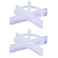 thumbnail image 1 of Plastic Tile Levelers Spacers 200Pcs Practical Cross Shape Tile Spacers For DIY Enthusiasts 1.2X1.2X0.5In Leveling, 1 of 3