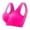 28#Hot Pink, variant on Summer Breathable Anti Sagging Sports Bra for Women Wireless Bras with Cooling Lift Up Air Mesh High Support
