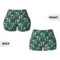 thumbnail image 5 of Vsdgher Cartoon Poodle Dog print Workout Shorts for Women Seamless Soft Smooth Gym Yoga Scrunch Active Exercise Fitness Shorts, 5 of 8