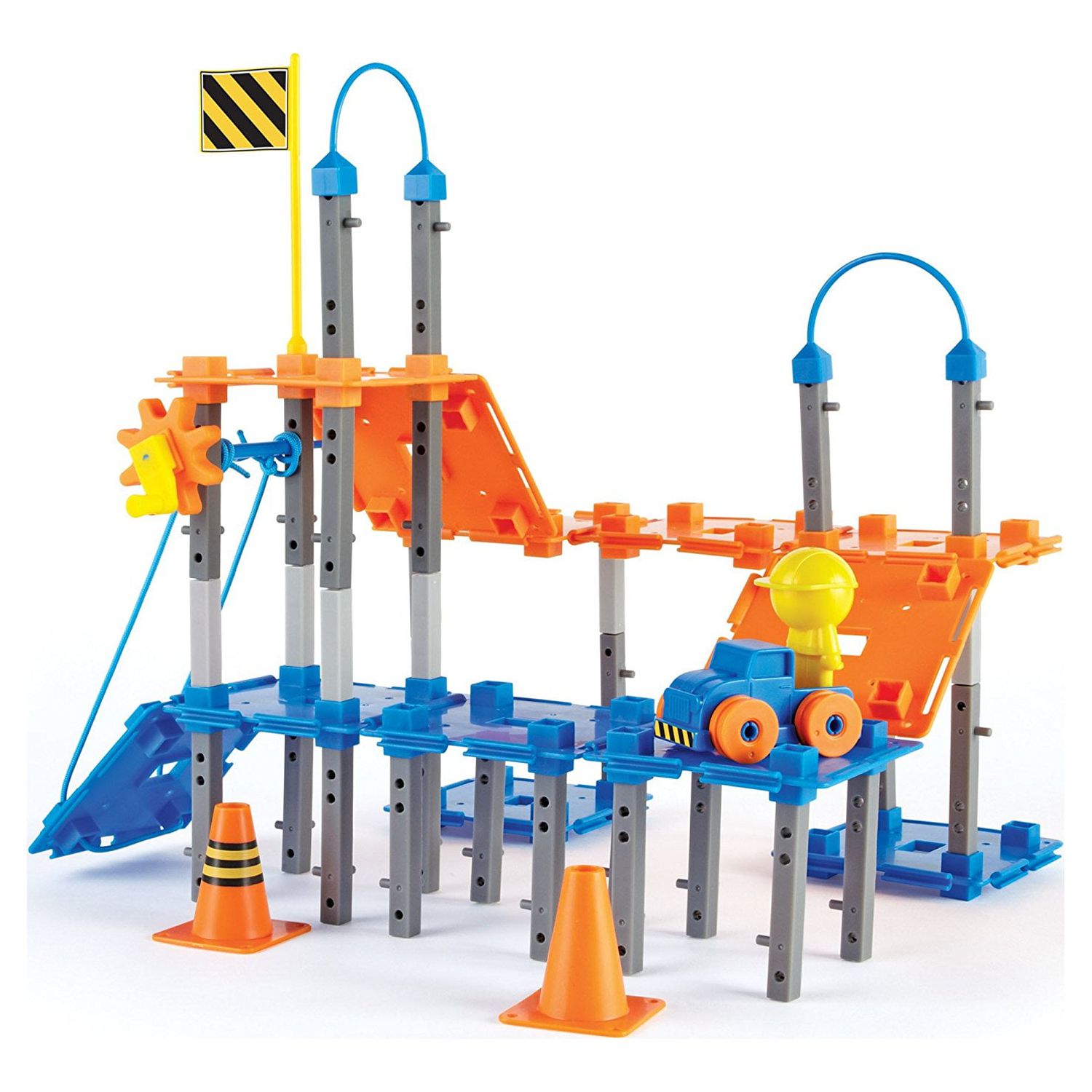 Learning Resources City Engineering and Design Building Set, Engineer STEM Toy, 100 Pieces, Ages 5+ - image 2 of 6