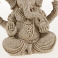 thumbnail image 4 of 2 piezas de gres a indio estatuilla de adorno de exhibición de estante de 12 cm Macarena Estatuilla Ganesha Arenisca, 4 of 7
