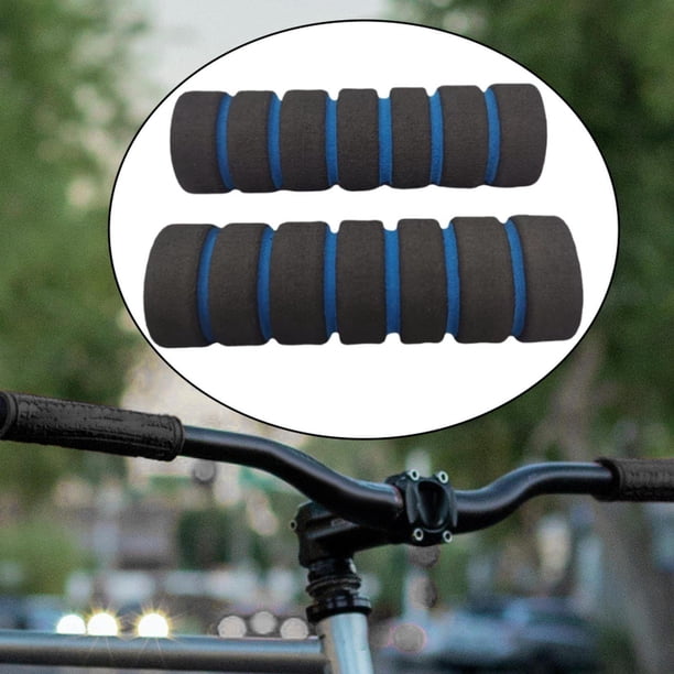 Poignées Guidon Vélo Caoutchouc Antidérapant - Avec Verrouillage Aluminium Pour VTT/Ville Accessoire Vélo Urbain