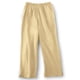 thumbnail image 1 of Pantalones capri cortos de punto de algodón para mujer con cintura elástica, color caqui, talla pequeña, 1 of 3