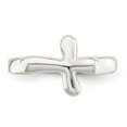 thumbnail image 5 of Sterling Silver Horizontal Tiny Freeform Cross Ring, 5 of 6