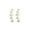 Gold, variant on 925 Sterling Silver 14K White Gold Plating Ear Crawler Earrings Hypoallergenic Round VVS1 Diamond For Women