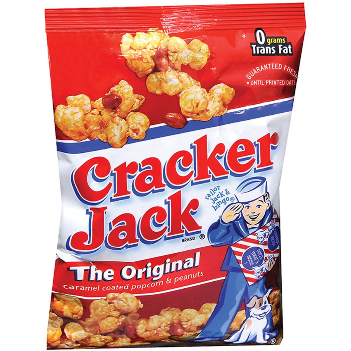 Frito Lay Cracker Jack Caramel Coated Popcorn & Peanuts, 2.875 oz - Walmart .com