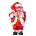thumbnail image 1 of Papá Noel Que Canta Y Baila, Figura De Muñeco De Papá Noel Con Adornos Navideños Luminosos, Regalo De Decoración Para Escritorio De Mesa Moyic HA043605-02, 1 of 6