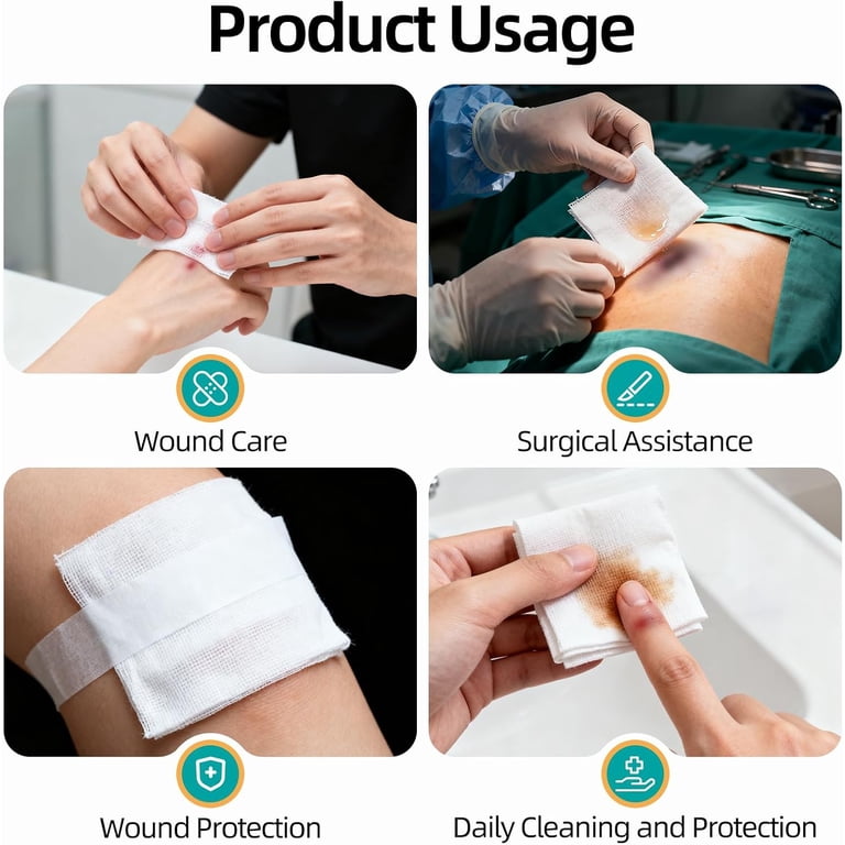 General Medi Sterile Gauze Pads, 4" x 4", 100-Count photo 5