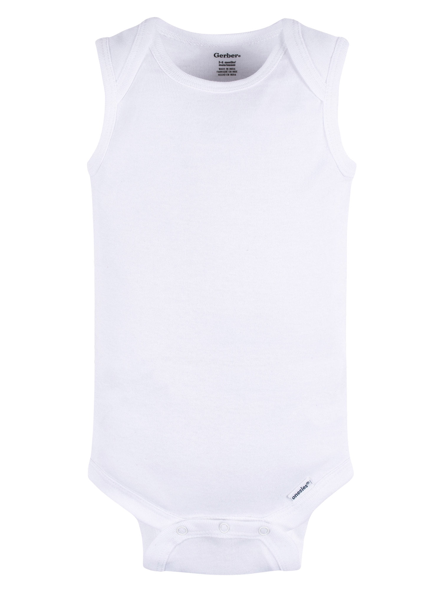Gerber Baby Boys or Girls Casual Sleeveless Bodysuits, 5-Pack, Sizes 0/3 Months- 24 Months