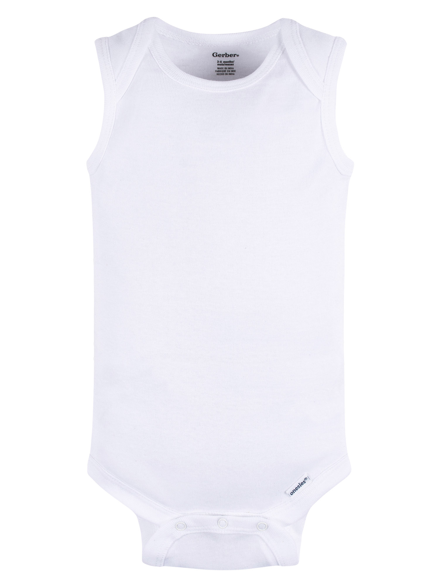 Gerber Baby Sleeveless Bodysuits, 5-Pack photo 4