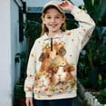 thumbnail image 2 of Chririnla Hamsters Kids Gym Hoodies Half Zipper Sweatshirt Pullover Sweatshirts Athletic Sportswear for Workout Run Exercise Fitness Size 5-6, 2 of 7