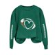 thumbnail image 2 of Ailaofu Football Sweatshirts for Women Oversized Crewneck Sweatshirt Cute Crewnecks Holiday Long Sleeve Rugby Sweat Shirts, 2 of 4