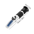 thumbnail image 3 of Yosoo Refractómetros Salinómetro, Seawater Salinity Meter Acuario óptica Refractómetro Temperatura ATC Digital 0-10% Refractómetros Salinómetros, No Mide el Cloruro de Sodio. Khall Tendencias, 3 of 6