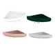 thumbnail image 5 of Bewildely Estante organizador de cocina para baño, estante de ducha de esquina negra, estantes de pared, soporte para champú, estante de esquina para Juegos de accesorios de baño Rosado Bewildely HA004929-03B, 5 of 6