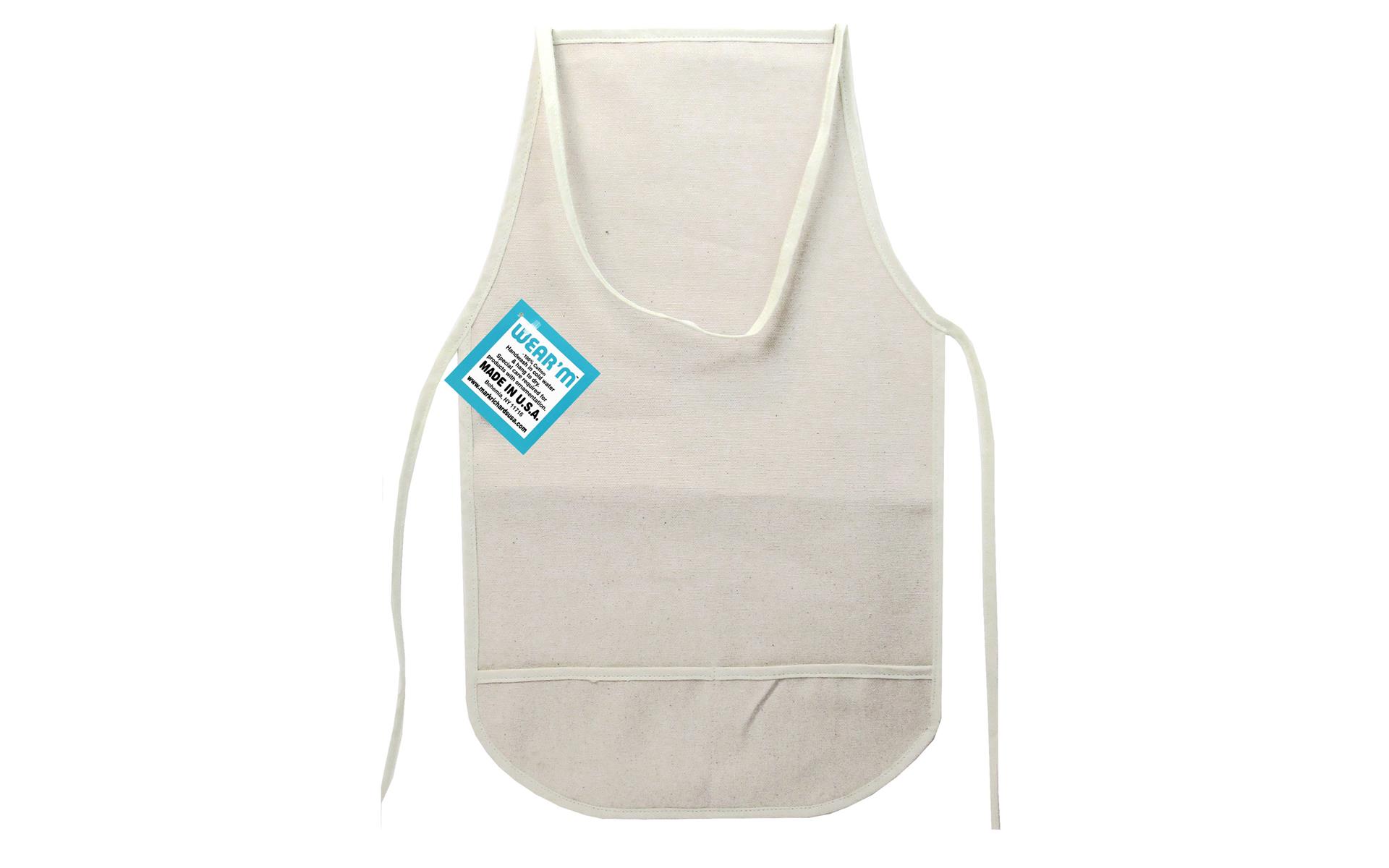 Mark Richards Wear'm Canvas Apron w/Pkt Child Nat
