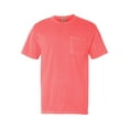 thumbnail image 2 of Comfort Colors - Garment-Dyed Heavyweight Pocket T-Shirt - 6030 - Neon Red Orange, 2 of 3